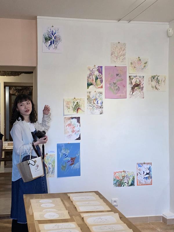 台灣旅法藝術家霍蓉（造型藝術）。