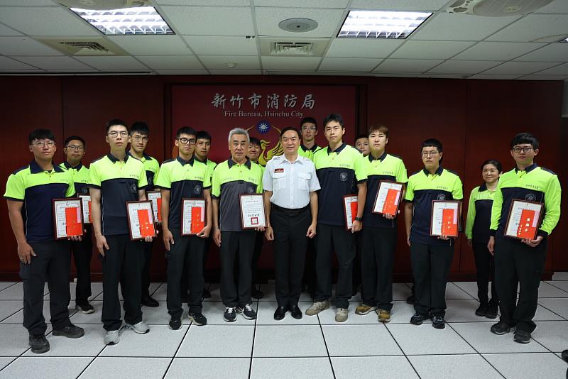 專業守護生命！竹市消防跨分隊合力成功救回噎食婦人