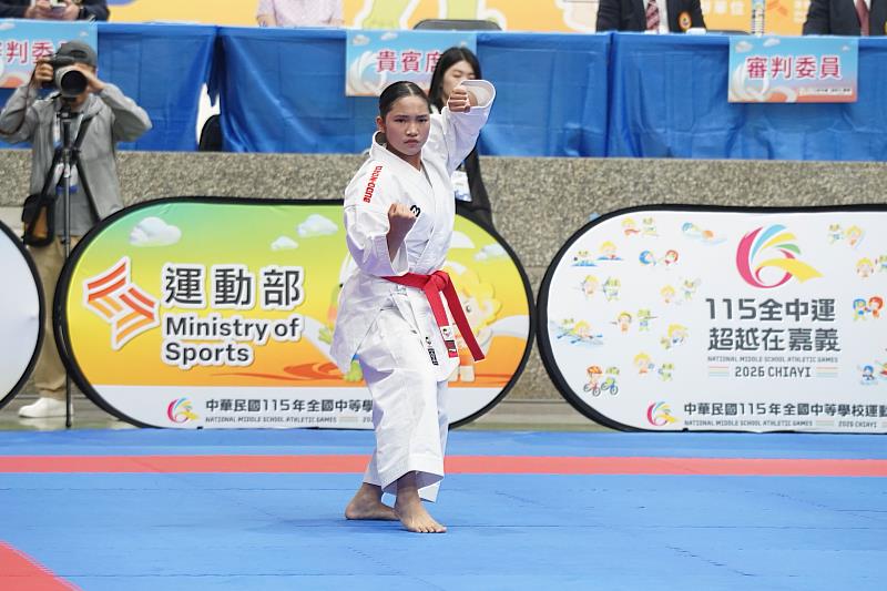 115全中運空手道戰況出爐 旭光高中高女對打連霸 內湖高中形項目接班稱王