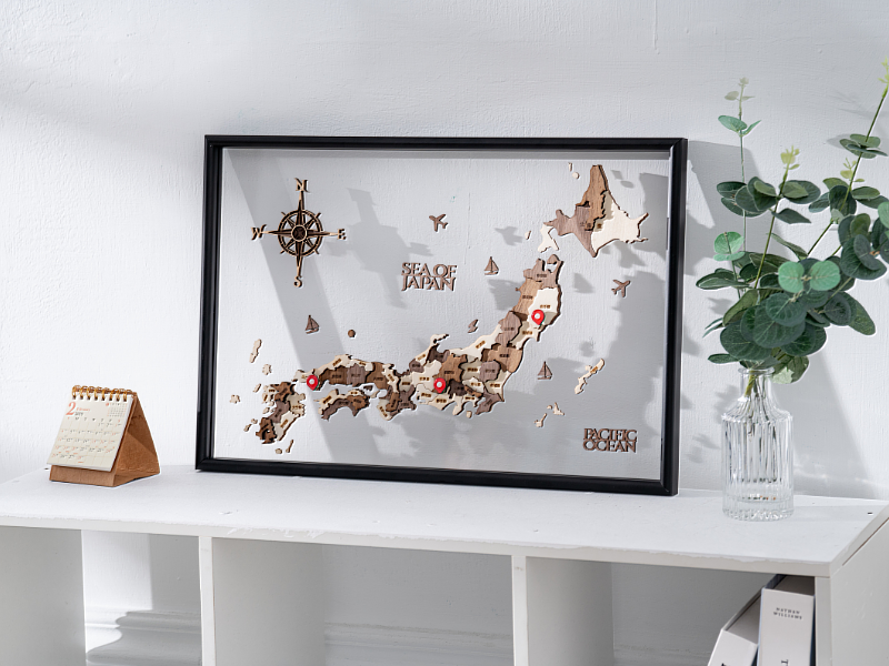 實體工藝與數位回憶交織：全台首創NFC感應式日本地圖正式上線