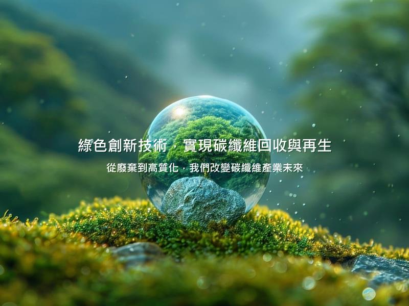 安能聚打造高效能的碳纖維循環回收解決方案，讓廢棄碳纖維重獲新生。