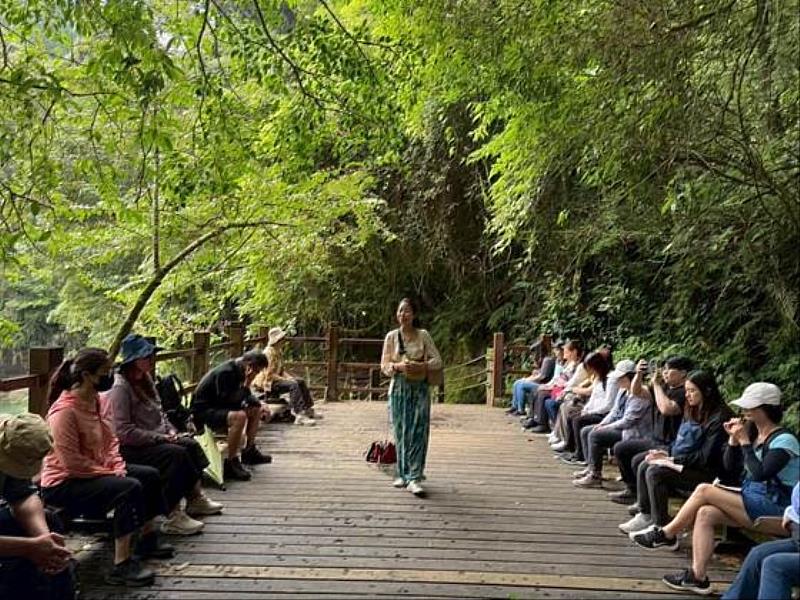 美國ANFT森林療癒體驗,往往從「感官啟動」開始。嚮導以細緻而溫柔的引導,邀請參與者放慢步伐、沉澱心緒,讓身心靈回到當下,沉浸在此時此刻、全心感受自然的流動和自身的存在。