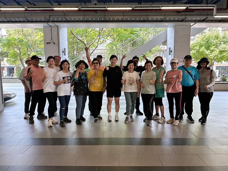 永和運動中心「肌不可失」挑戰賽戶外開跑！產學合作守護銀髮肌力