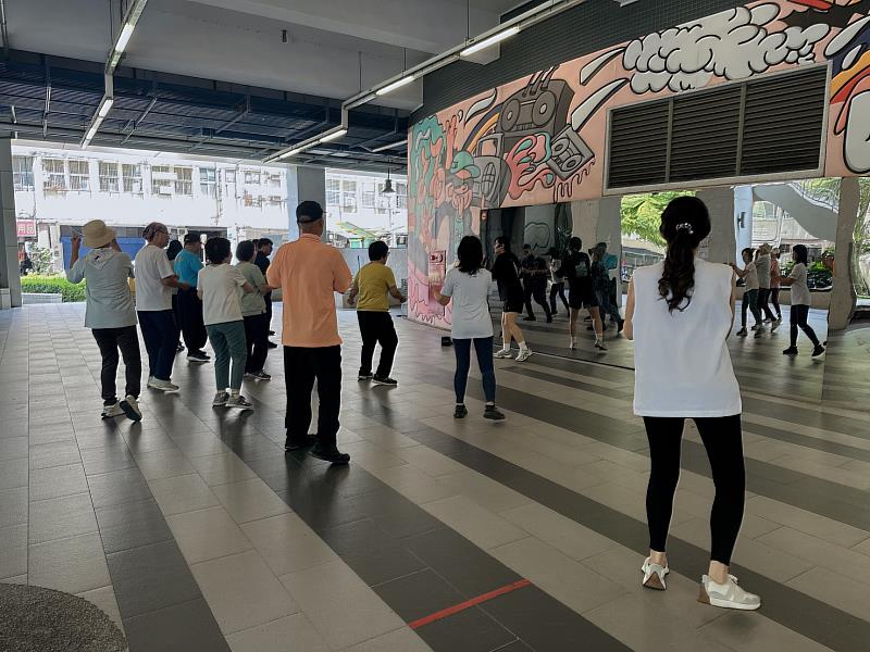 永和運動中心「肌不可失」挑戰賽戶外開跑 產學合作守護銀髮肌力