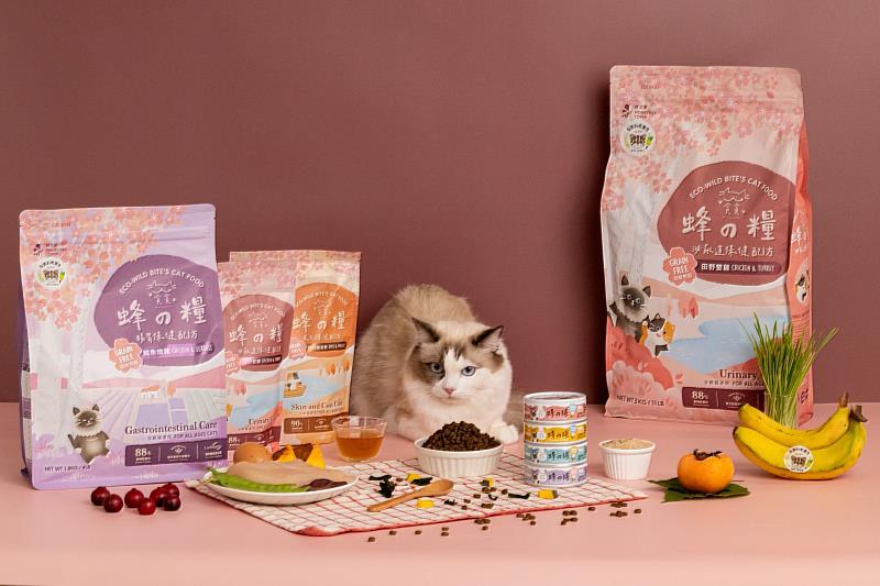 貪貪攜手飼主守護野生動物，採用「友善石虎農作」食材製作寵食，以長期的實際行動支持在地小農。（資料來源：貪貪Munchee）