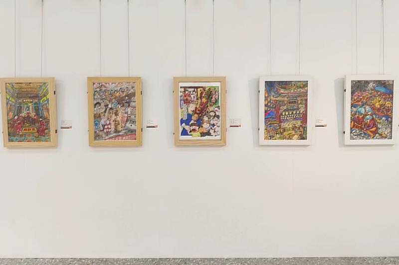 「欲買桂花同載酒」展覽作品。