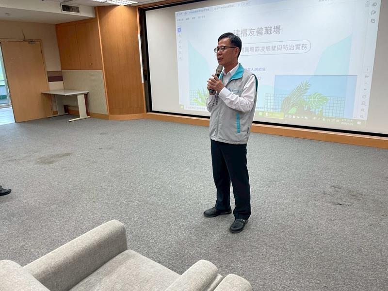 局長江盛任致詞。