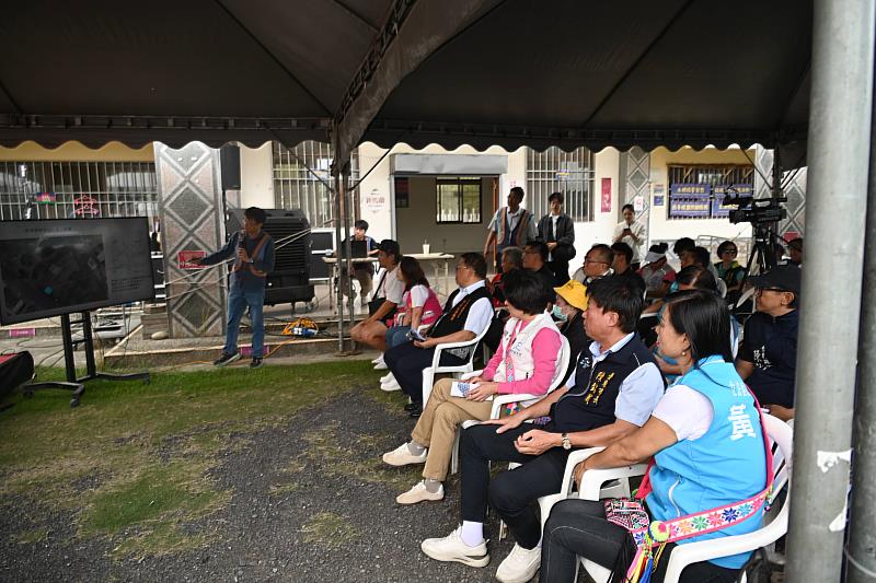 台東市新馬蘭部落瞭望台4月22日動土典禮。