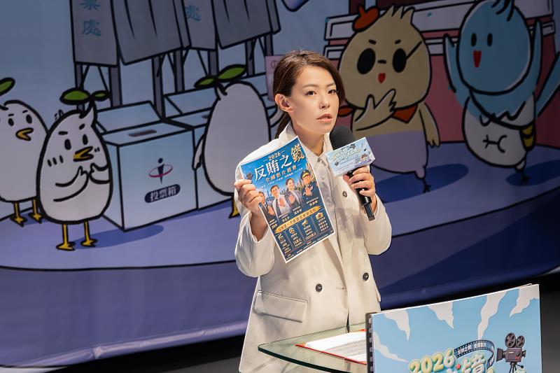 市長高虹安致詞期盼透過短影片方式，落實公民意識於日常生活之中。