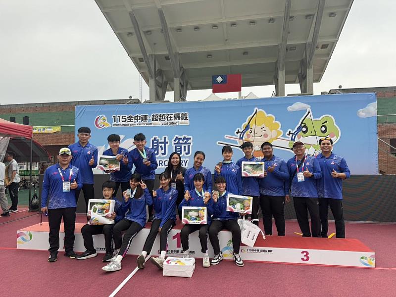 115年全中運落幕 台東縣代表隊累計奪得13金 臺東體中重奪國女組柔道團體冠軍