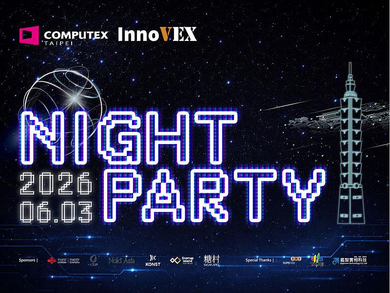 為在台北打造城市級全球科技舞台，台北市電腦公會（TCA）今日宣布，COMPUTEX與InnoVEX將攜手臺北市政府、台北101，以及多家國際策略夥伴，於6月3日晚上在台北101觀景台辦理InnoVEX Night Party，以台北為舞台，透過科技展演與空間整合，將匯聚1000位國際創辦人、投資人、企業高層，以「國際科技 × 高端商務」的雙軌設計方式，使活動同時具備品牌曝光與實質商業價值。