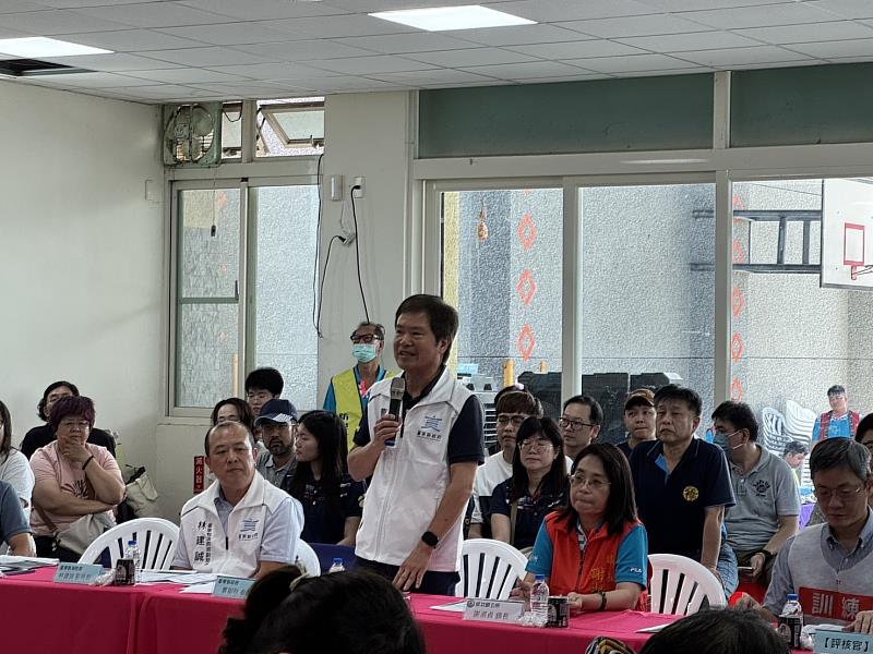 臺東縣政府攜手成功鎮公所辦理桌上示範演習