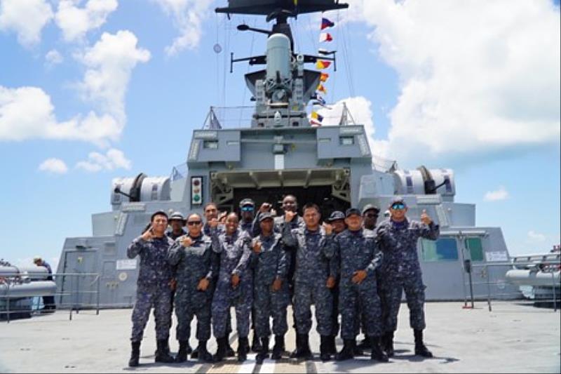 貝國海巡隊參訪敦睦支隊船舶