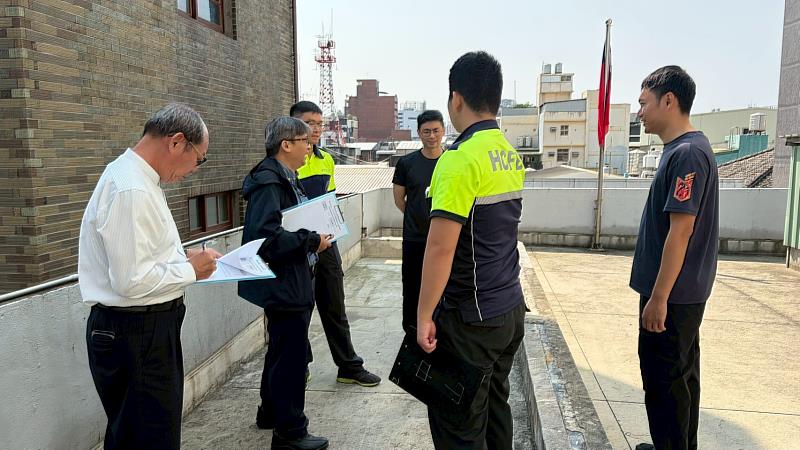 新竹市持續推動消防廳舍現場訪視作業，全面優化勤務環境。