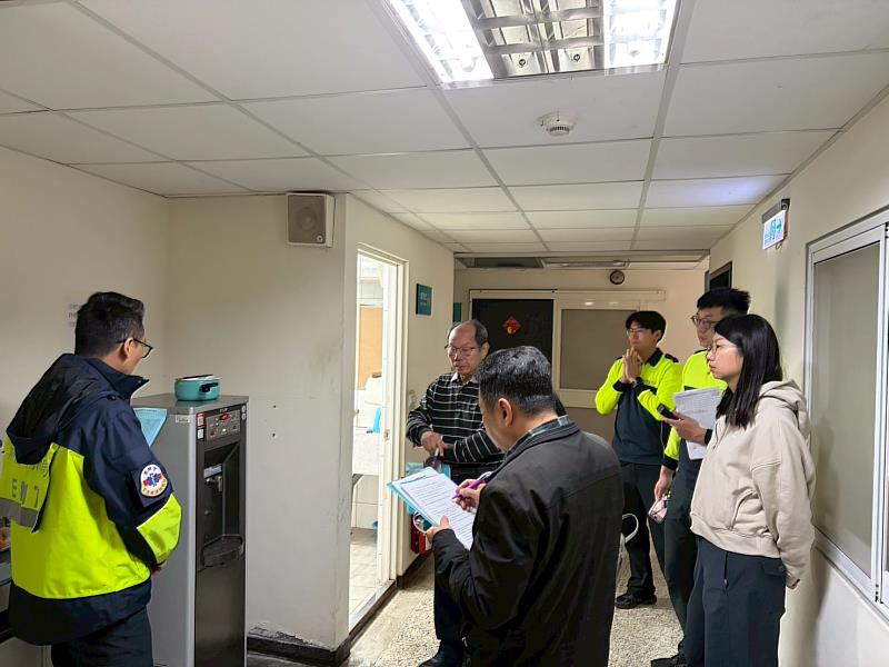 新竹市持續推動消防廳舍現場訪視作業，全面優化勤務環境。