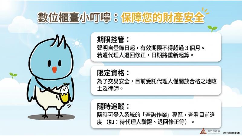 數位櫃臺小叮嚀