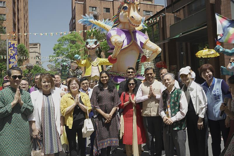 「2026印度文化節－印度電影」26日於汐止夢想社區熱鬧展開。