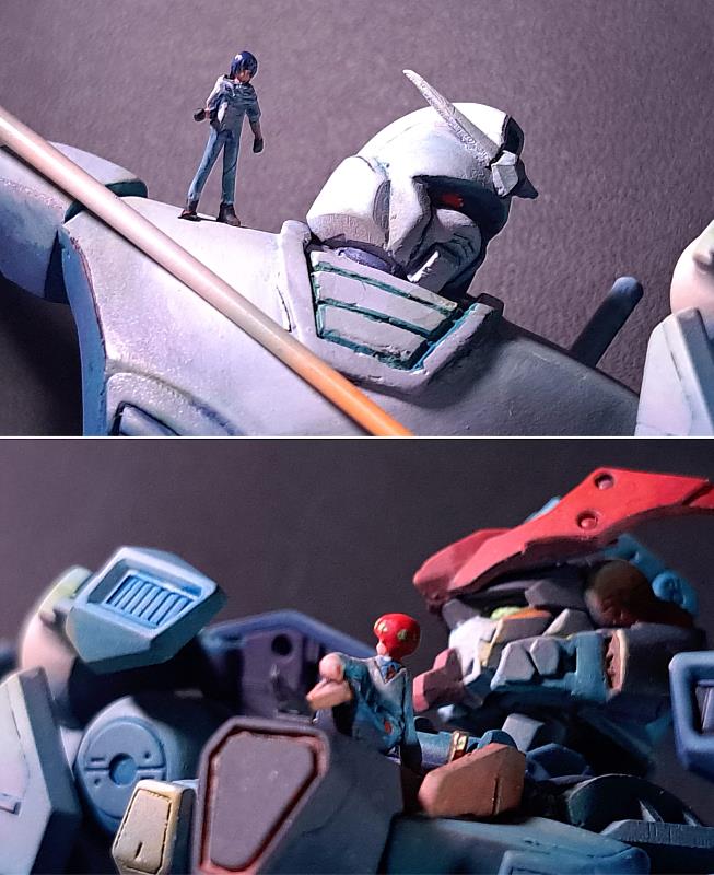 奪冠作品《KIRA KIRA》在姿態與構圖上致敬義大利巴洛克時期藝術家貝尼尼的雕塑《聖女特蕾莎的狂喜》，機體設計、上色風格皆刻意營造新舊交織的對比，呈現不同世代鋼彈角色在平行時空相遇的畫面。