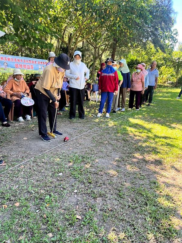 臺東縣長濱鄉衛生所攜手社區舉辦8週槌球課程