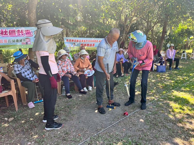 臺東縣長濱鄉衛生所攜手社區舉辦8週槌球課程