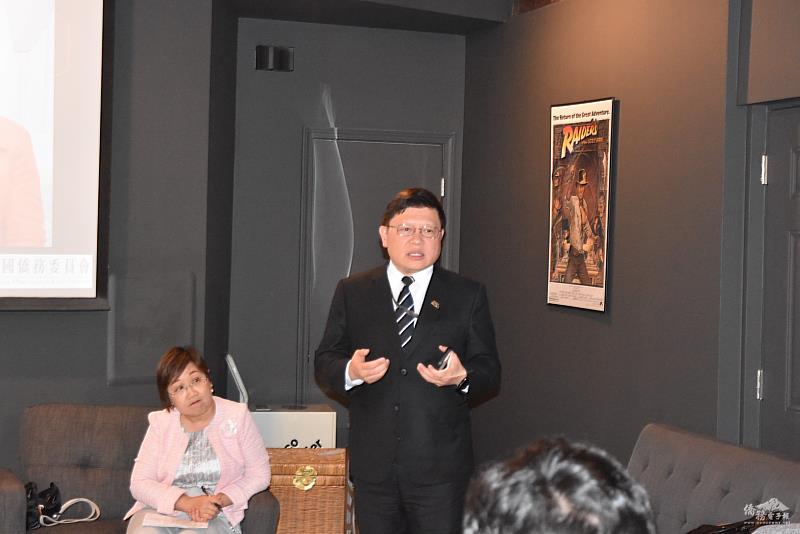 駐亞特蘭大辦事處處長林主恩致詞。