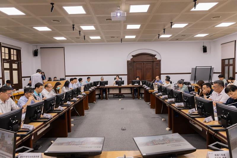 市長高虹安主持竹市永續發展及氣候變遷因應推動會。