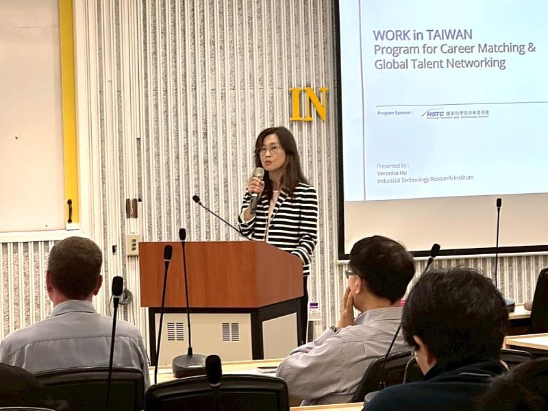 東海大學國際長廖敏旬受邀出席致詞時表示，臺灣具備高等教育普及、社會多元開放，及半導體、醫療等高科技產業優勢，對國際人才極具吸引力。