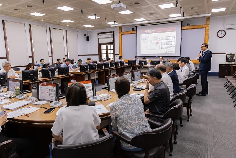 今日會議消防局進行「115年汛期專案報告」。