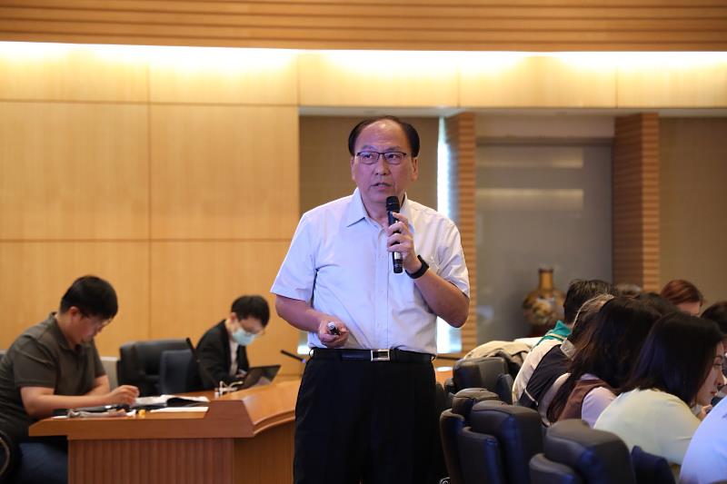 李政安局長說明捷運推動成果。