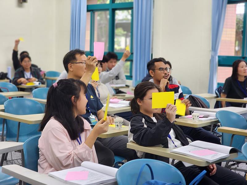 學員展現熱忱參與感。