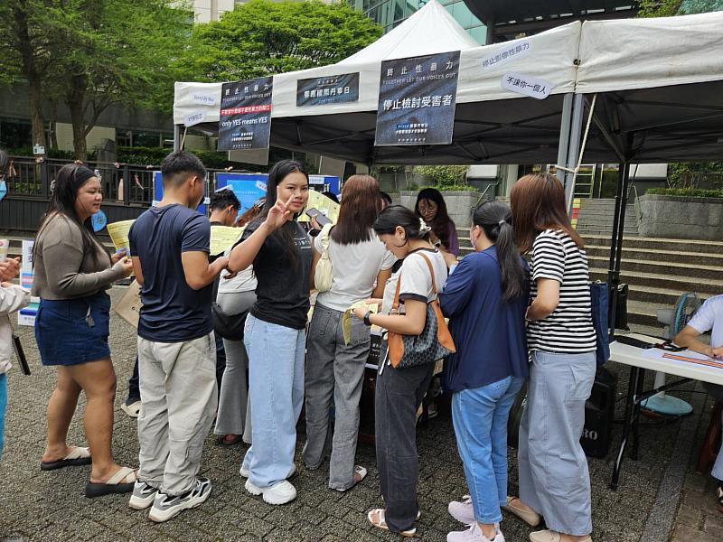 元培學生熱烈響應丹寧日倡議活動。