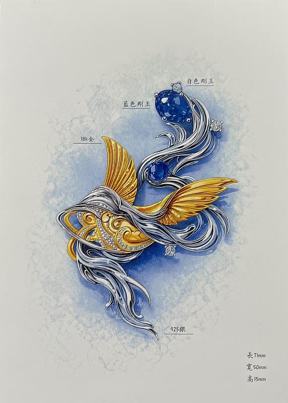 【藍鵲獎】作品：如、《流與心》