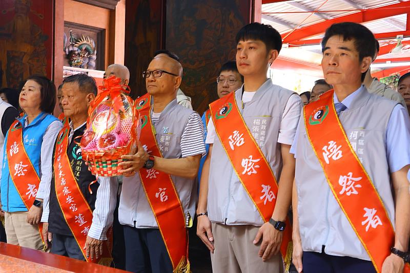 保生大帝聖誕千秋 陳永豐副市長參拜祈福願國泰民安 風調雨順