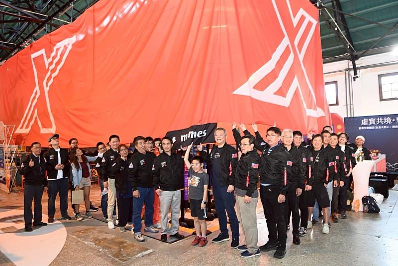 林瑞彥副市長參與全臺首座火箭沉浸式體驗館《全島火箭人：誰能登月？》揭幕活動