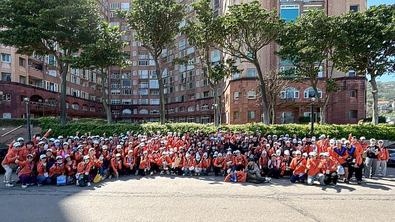2026新北市萬金石馬拉松，淡江大學出動270位志工投入服務。（圖／淡江大學提供）