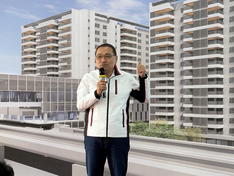 新北市長侯友宜致詞。
