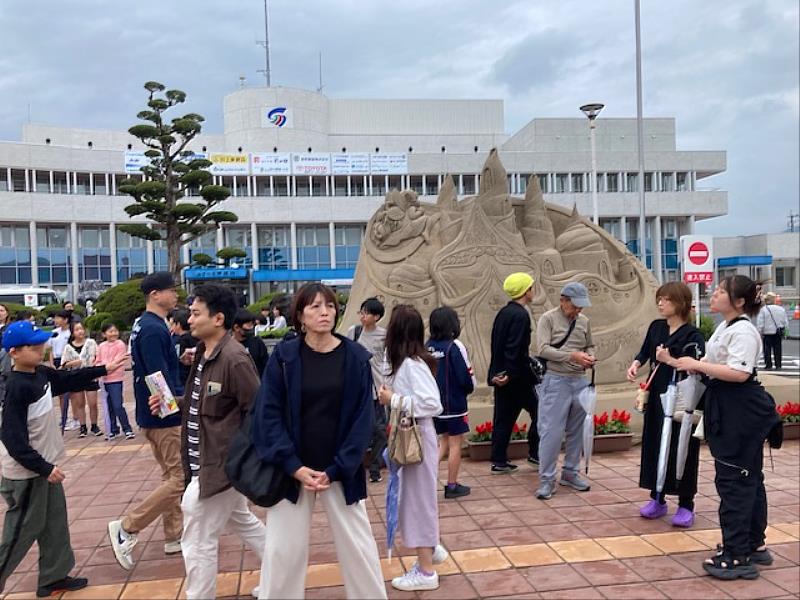 2026吹上濱砂之祭典參觀人潮。