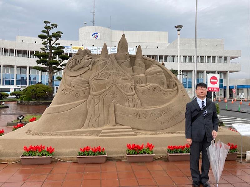 2026吹上濱砂之祭典苗栗參展作品（桐心－祝福之城）。