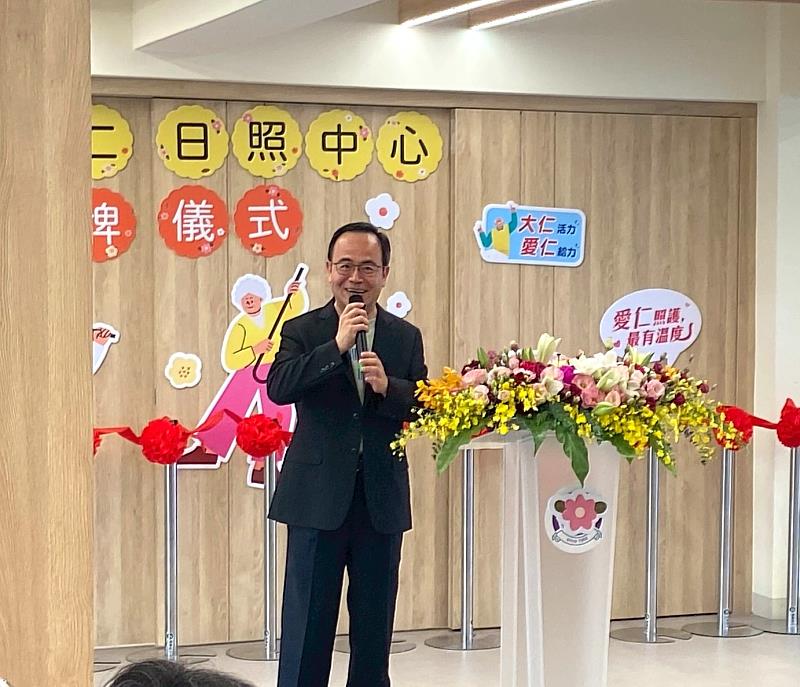 大仁科技大學 周德光校長致詞。