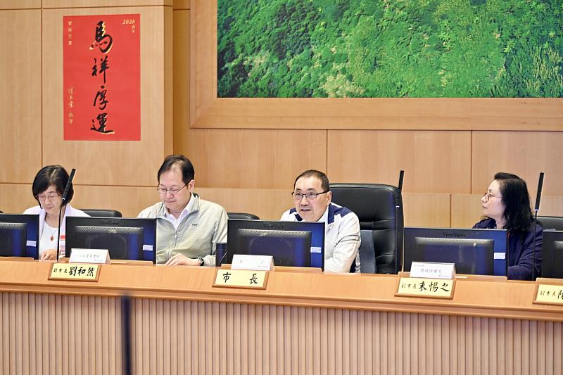 跨局處傳染病防治會議。