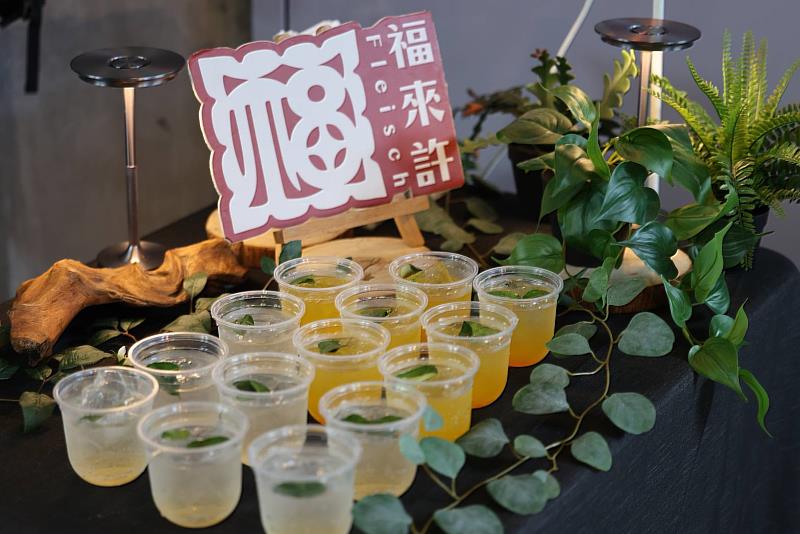 音樂節活動當日，民眾也能於現場買到爵士風格調飲。