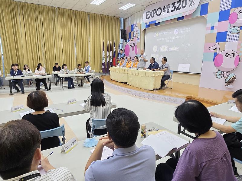 嘉義市政府與營造業南區職安促進會簽署安全夥伴關係。