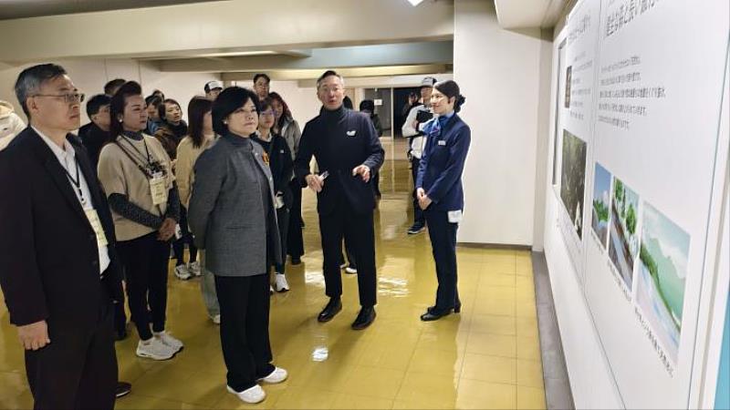 The delegation learnt about Suntory Brewery's emphasis on forest conservation and environment protection, along with its commitment to sustainable development.