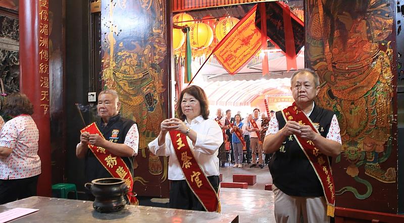 天上聖母媽祖聖誕 黃敏惠市長盼信仰力量凝聚社會安定