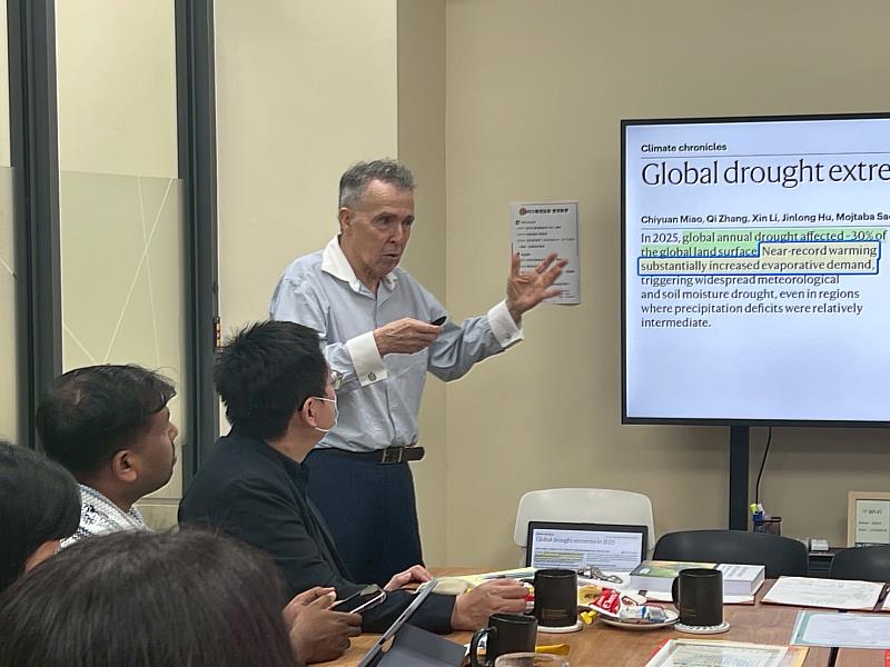 澳洲國立大學榮譽教授專題演講。