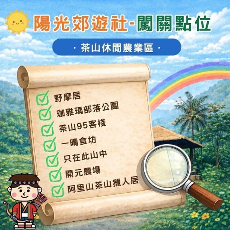 茶山休閒農業區「嘉義縣陽光郊遊社－闖關挑戰賽」