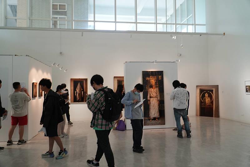 高科大《未來的聖像實驗室》開幕暨座談活動展場現場。