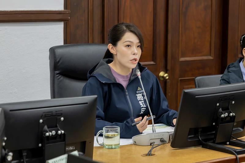 市長高虹安致詞。