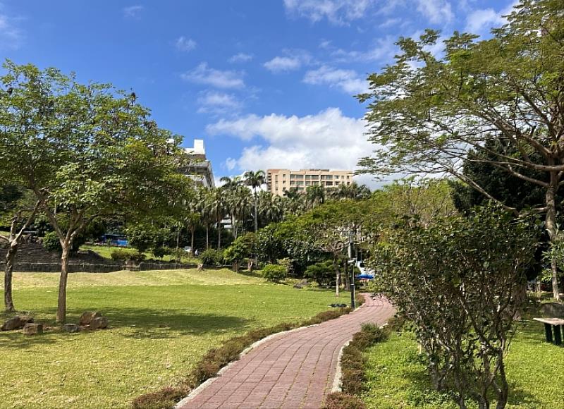 城市大學校園美景。