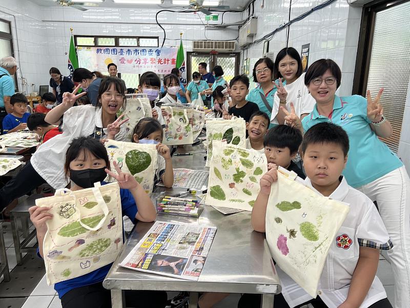 救國團臺南市團委會辦理「愛．分享聚光計畫」 用創作點亮孩子笑容 夢想被看見！